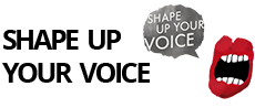 Shape Up Your Voice Logo